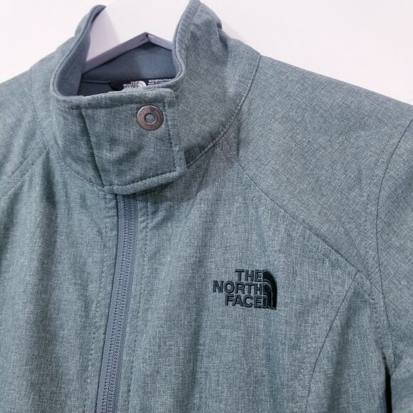 The North Face WindWall Green Jacket Zip Up Long Sleeves Pockets - Picture 3 of 14